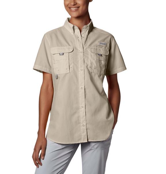 Columbia PFG Bahama Shirts Khaki For Women's NZ27981 New Zealand